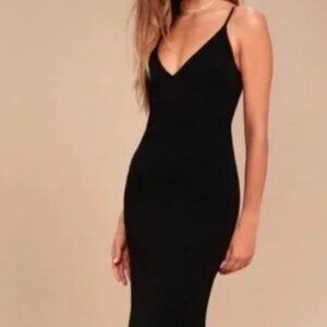 Lulus Black Maxi Tank Dress Size Small